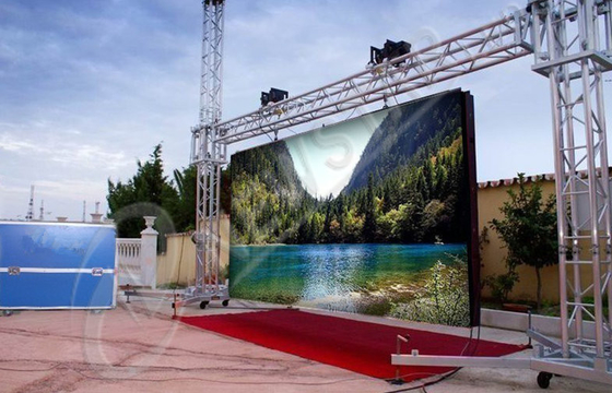 Large Rental Led Screen Pixel Pitch 10mm Video Wall Led Display For Concert