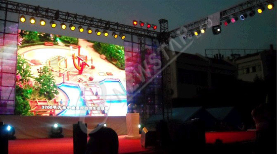 SMD 3535 Outdoor P15.625 Transparent LED Screen / Rental LED Display For Concert And Show