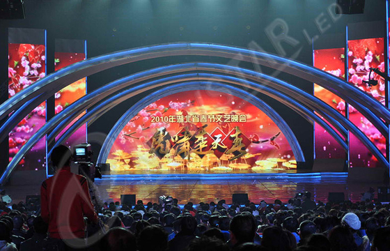 Rental HD Outdoor Advertising Led Display Screen , Led Stage Backdrop Screen