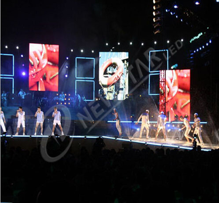 Indoor P7.81 SMD 3528 Curtain Transparent LED Screen For Stage And Advertising