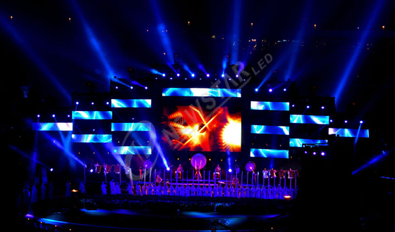 Concert SMD 3535 Rental LED Display Curtain Led Screen With High Brightness